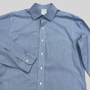 Brooks Brothers Mens Shirt 32 Luxury Classic Business Casual Button Up Office